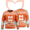 New Logo Müller Ornament Ugly Christmas 3D Sweater Gift For Adult