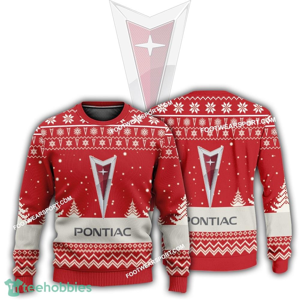 New Logo Pontiac Car Racing Outwear Ugly Christmas Sweater AOP Gift Holidays