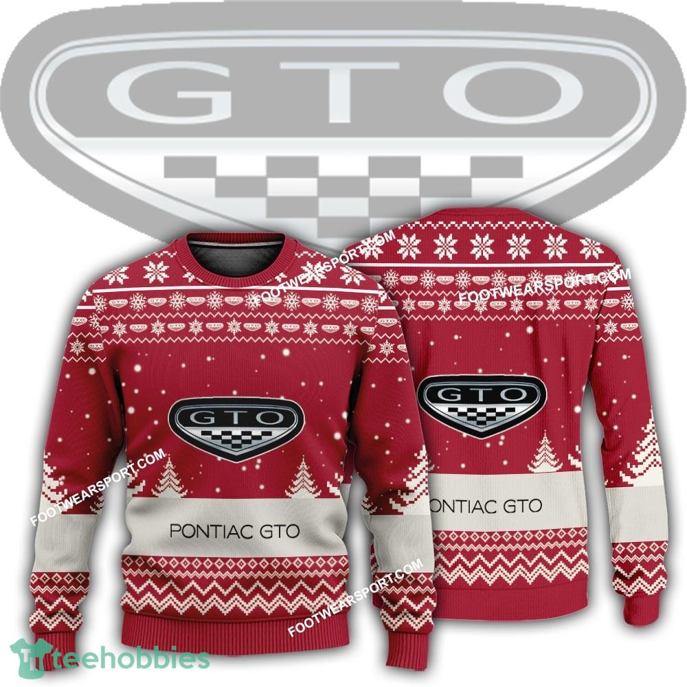 New Logo Pontiac GTO Car Racing Needle Ugly Christmas Sweater For Men Women