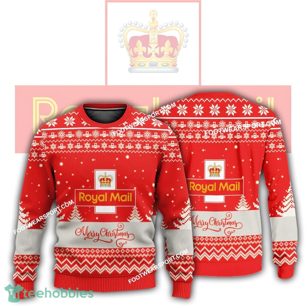 New Logo Royal Mail Presents Ugly Christmas 3D Sweater Gift For Adult