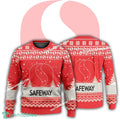 New Logo Safeway Tinsel Knitted Christmas Sweater For Men Women
