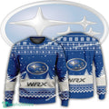 New Logo Subaru WRX Sti Car Racing Icy Ugly Christmas Sweater For Men Women