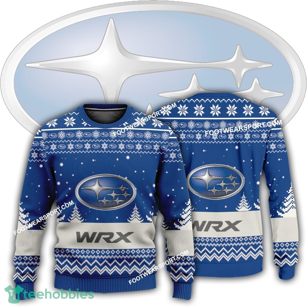 New Logo Subaru WRX Sti Car Racing Icy Ugly Christmas Sweater For Men Women