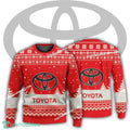New Logo Toyota Car Racing Radiator Knitted Christmas Sweater For Men Women