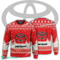 New Logo Toyota Land Cruiser Car Racing Thermos Ugly Christmas 3D Sweater Gift Holidays