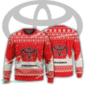 New Logo Toyota Tacoma Car Racing Cocoa Ugly Christmas Sweater Gift For Adult