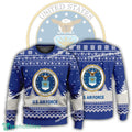 New Logo US Air Force Polar Ugly Xmas Sweater For Men Women