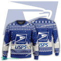 New Logo Usps Candlelight Ugly Christmas Sweater For Men Women