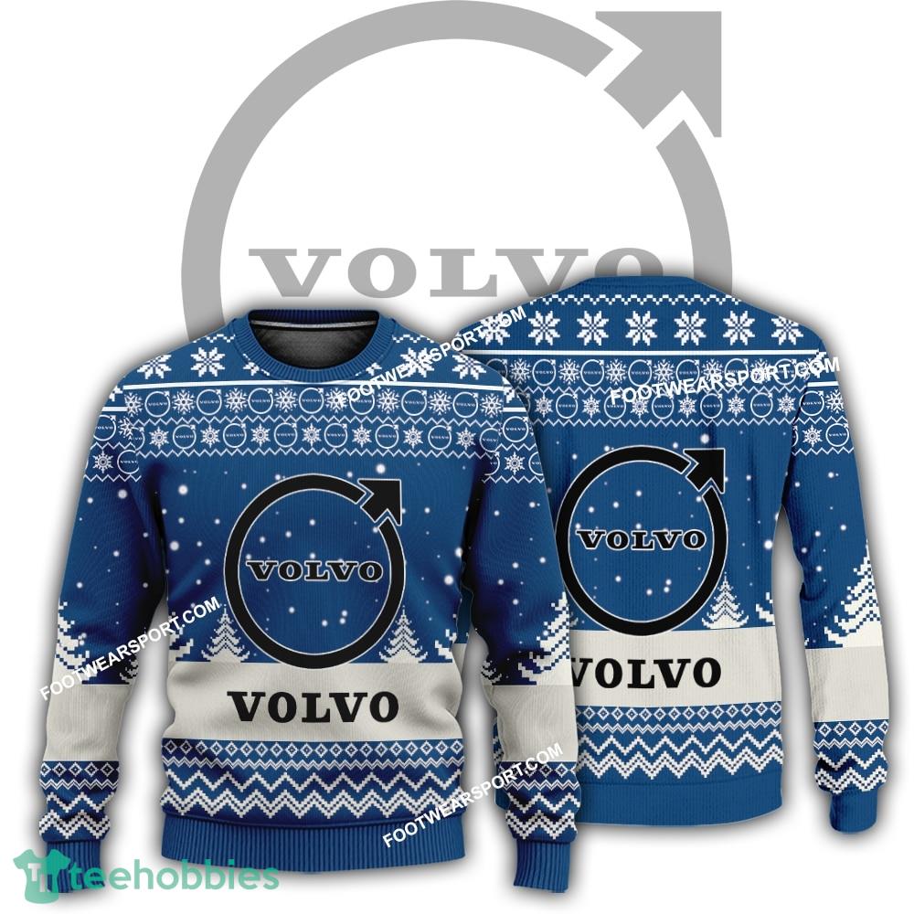 New Logo Volvo Car Racing Myrrh Ugly Christmas Sweater AOP For Men Women