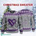 New Style Heart Football Weber State Wildcats Christmas Sweater For Men Women