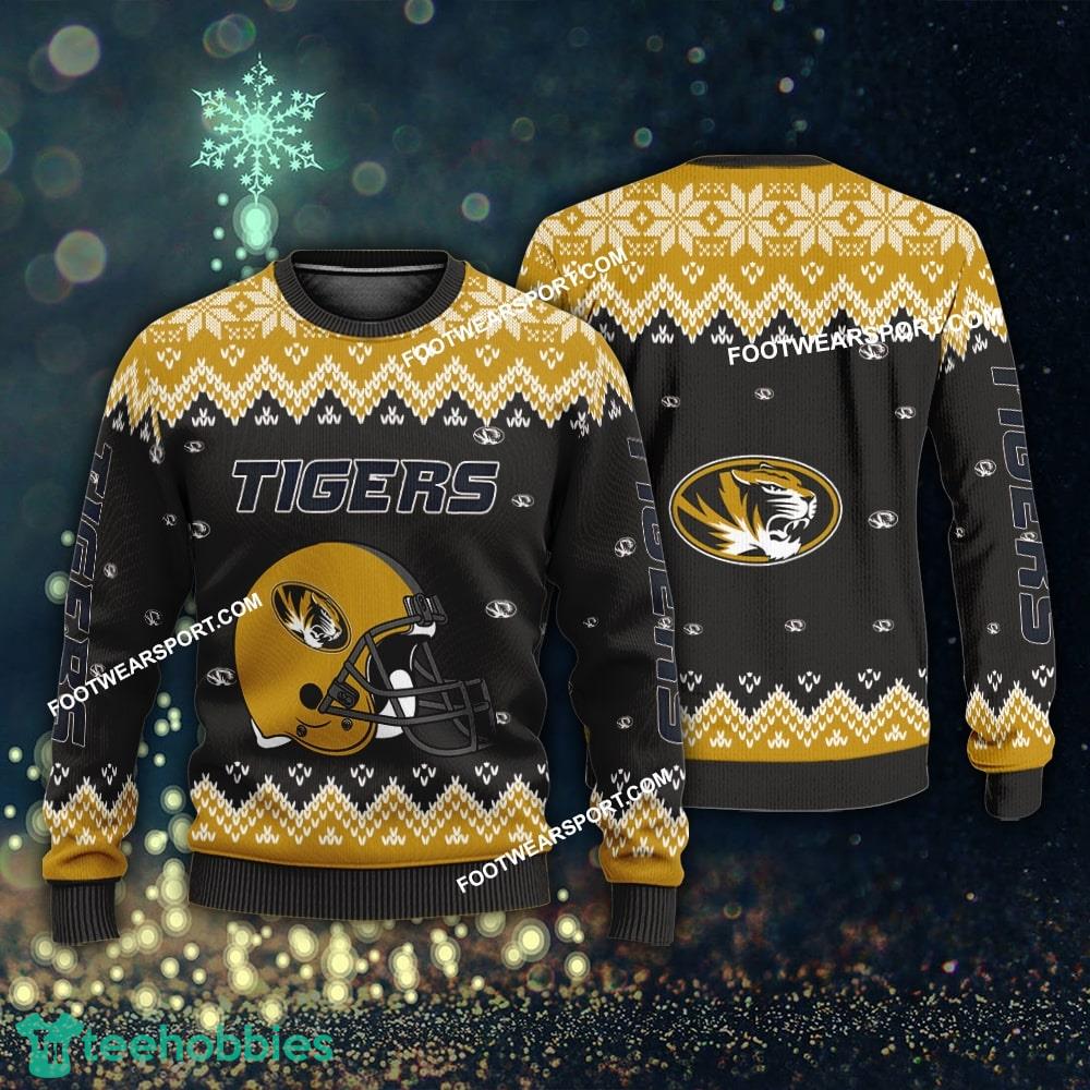 New Style Helmet Missouri Tigers Xmas Sweater AOP Gift For Adult