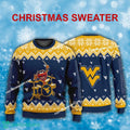 New Style Muppets Play Drums West Virginia Mountaineers Christmas Sweater For Men Women