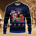 New York Giants Santa Claus Ugly Christmas Sweater All Printed Sweater For Fans Gift Ideas