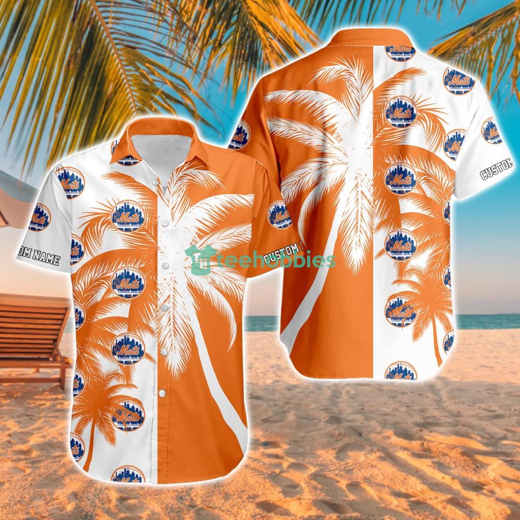 New York Mets Mlb Aloha Tropical Hawaiian Shirt For Fans Custom Name