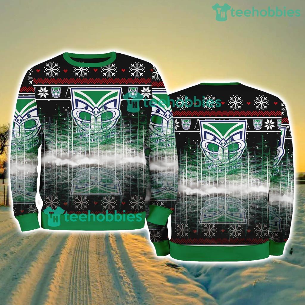 New Zealand Warriors NRL Pine Christmas Ugly Sweater New Style Best Gift For Fans