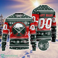 NHL Buffalo Sabres Personalized Name And Number 3D Sweater For Christmas Holiday Personalized Gift