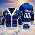 NHL Tampa Bay Lightning Personalized Name And Number All Over Print 3D Ugly Christmas Sweater Christmas Gift