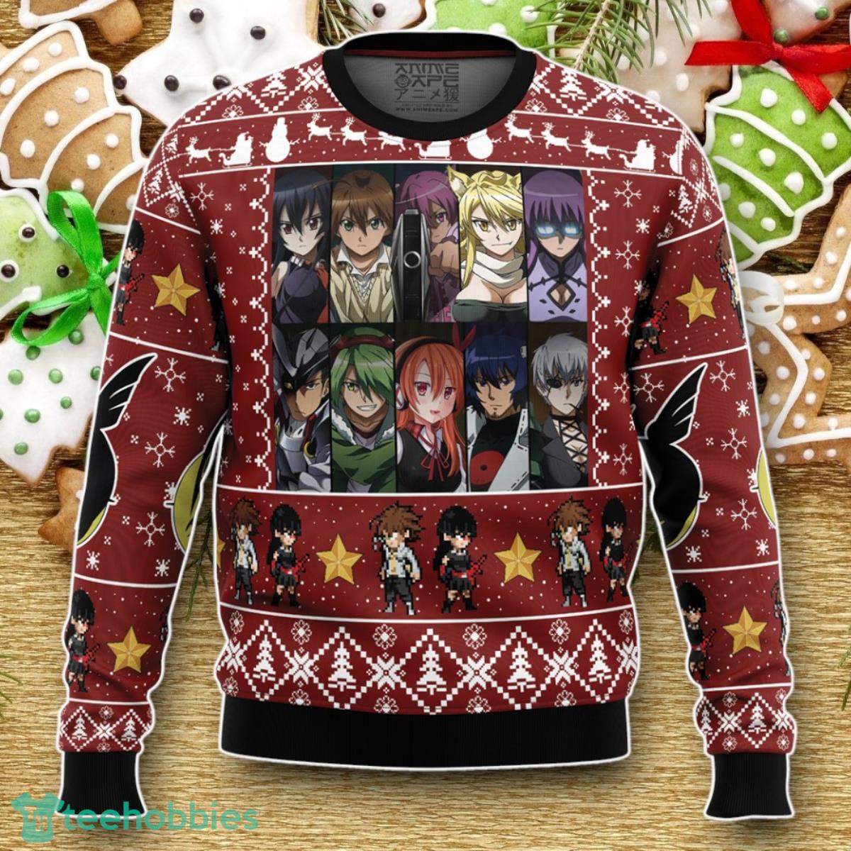 Night Raid Akame Ga Kill Ugly Christmas Sweater Luxurious Gift For Loved Ones