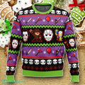 Nightmares On Halloween Ugly Christmas Sweater Luxurious Gift For Loved Ones