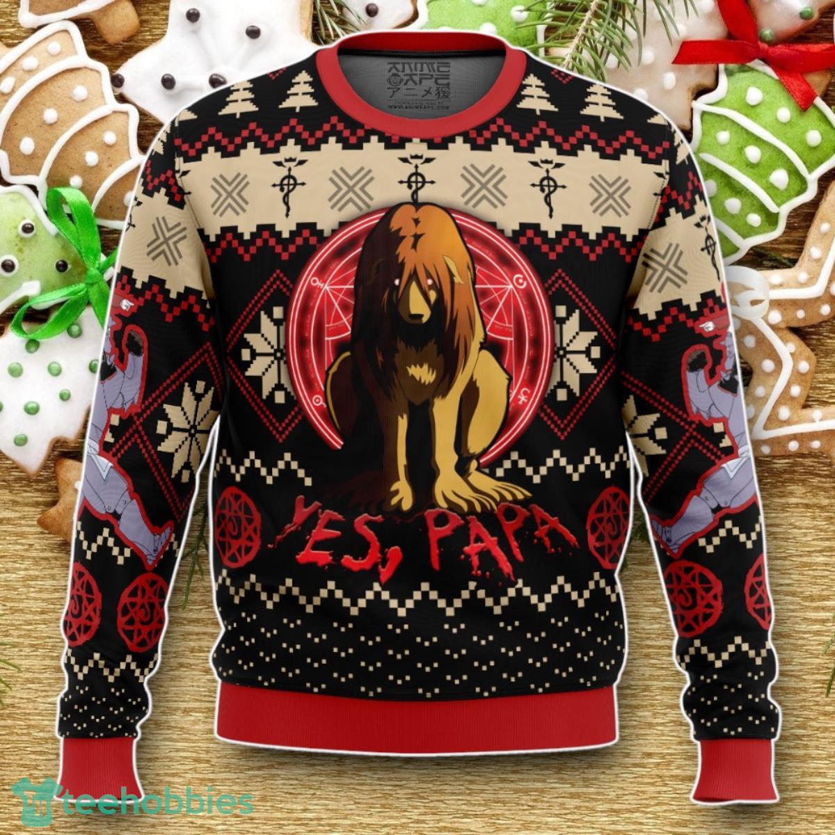 Nina Yes Papa Fullmetal Alchemist Ugly Christmas Sweater Luxurious Gift For Loved Ones