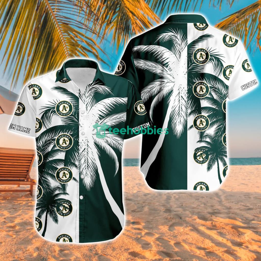 Oakland Athletics Mlb Aloha Tropical Hawaiian Shirt For Fans Custom Name