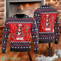 Oh I Need More Wine Christmas Ugly Sweater Santa Reindeer All Over Print 3D Sweater
