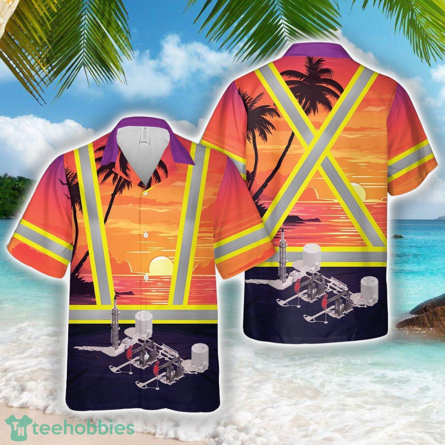 Oilfield Worker Hawaiian Shirt Beach Shirt