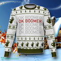 Ok Boomer Ugly Christmas 3D Sweater Special Gift