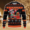 Oklahoma State Cowboys Santa Claus Ugly Christmas Sweater All Printed Sweater For Fans Gift Ideas