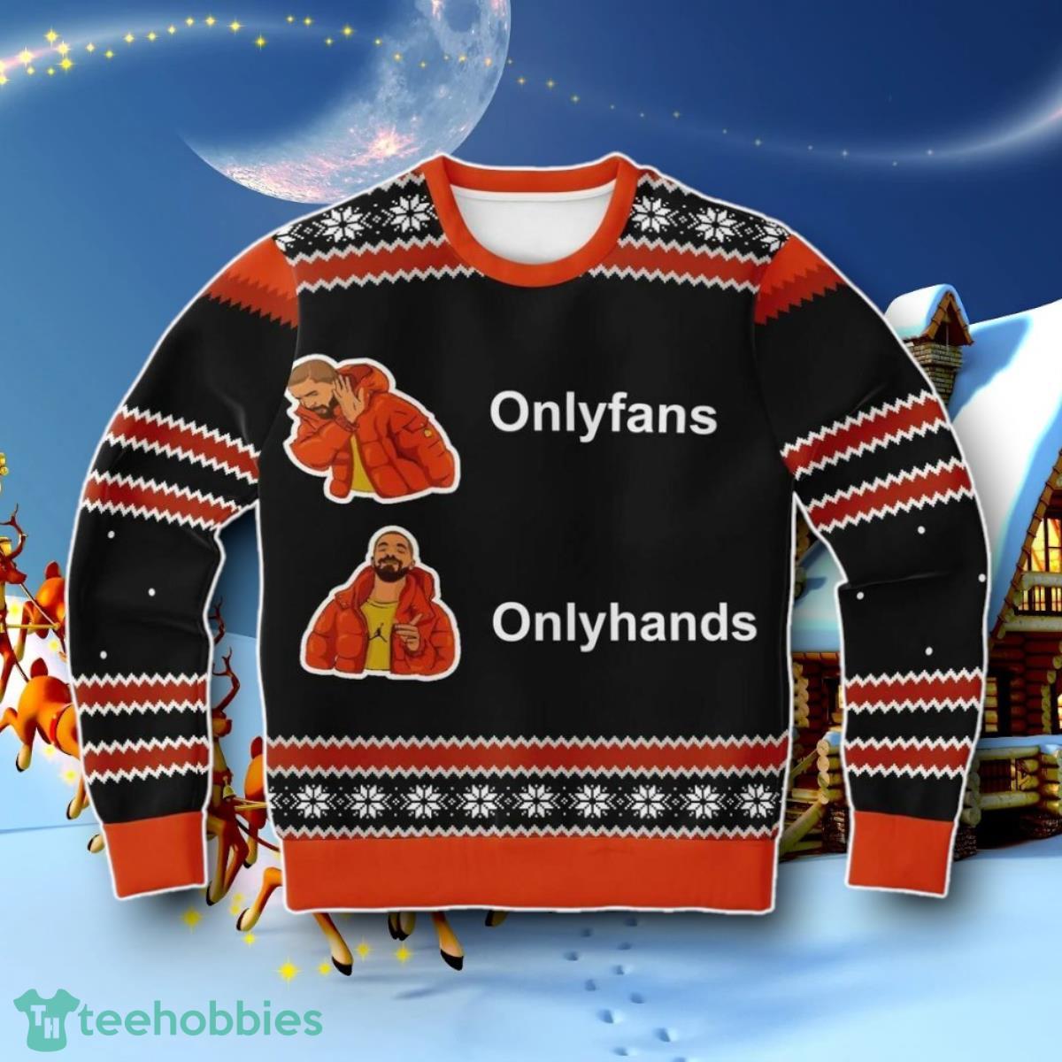Onlyfans-Onlyhands Christmas 3D Sweater Special Gift Jumper