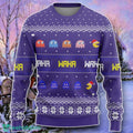 PacMan Waka Waka Ugly Christmas Custom Ugly 3D Sweater Style Gift