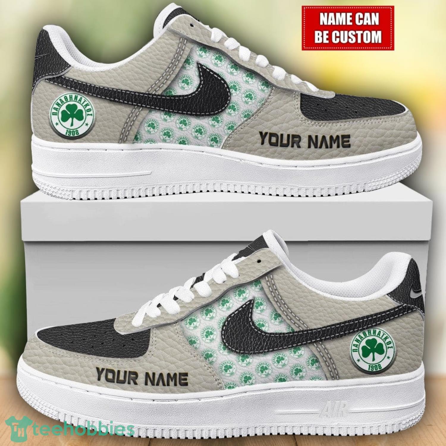 Panathinaikos New Air Force Shoes AF1 Sneakers For Men And Women Custom Name