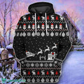 Paramedic Hospital Ambulance Ugly Christmas 3D Sweater Custom Hoodie Apparel-