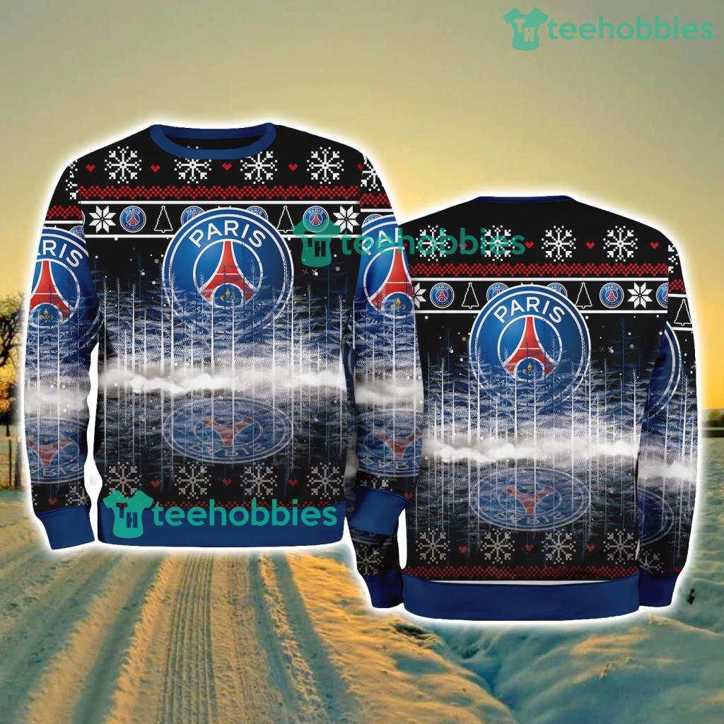 Paris Saint-Germain FC Pine Christmas Ugly Sweater New Style Best Gift For Fans