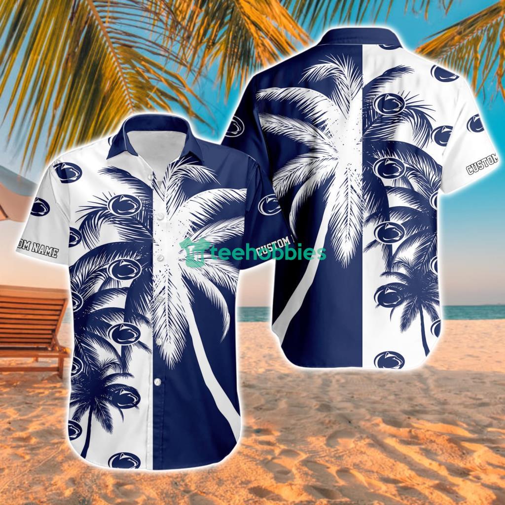 Penn State Nittany Lions Ncaa Aloha Tropical Hawaiian Shirt For Men And Women Custom Name