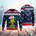 Penn State Nittany Lions NCAA The Grinch Funny Merry Christmas Uglly Sweater 3D New Trend