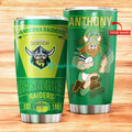 Personalized Canberra Raiders Stainless Steel Tumbler