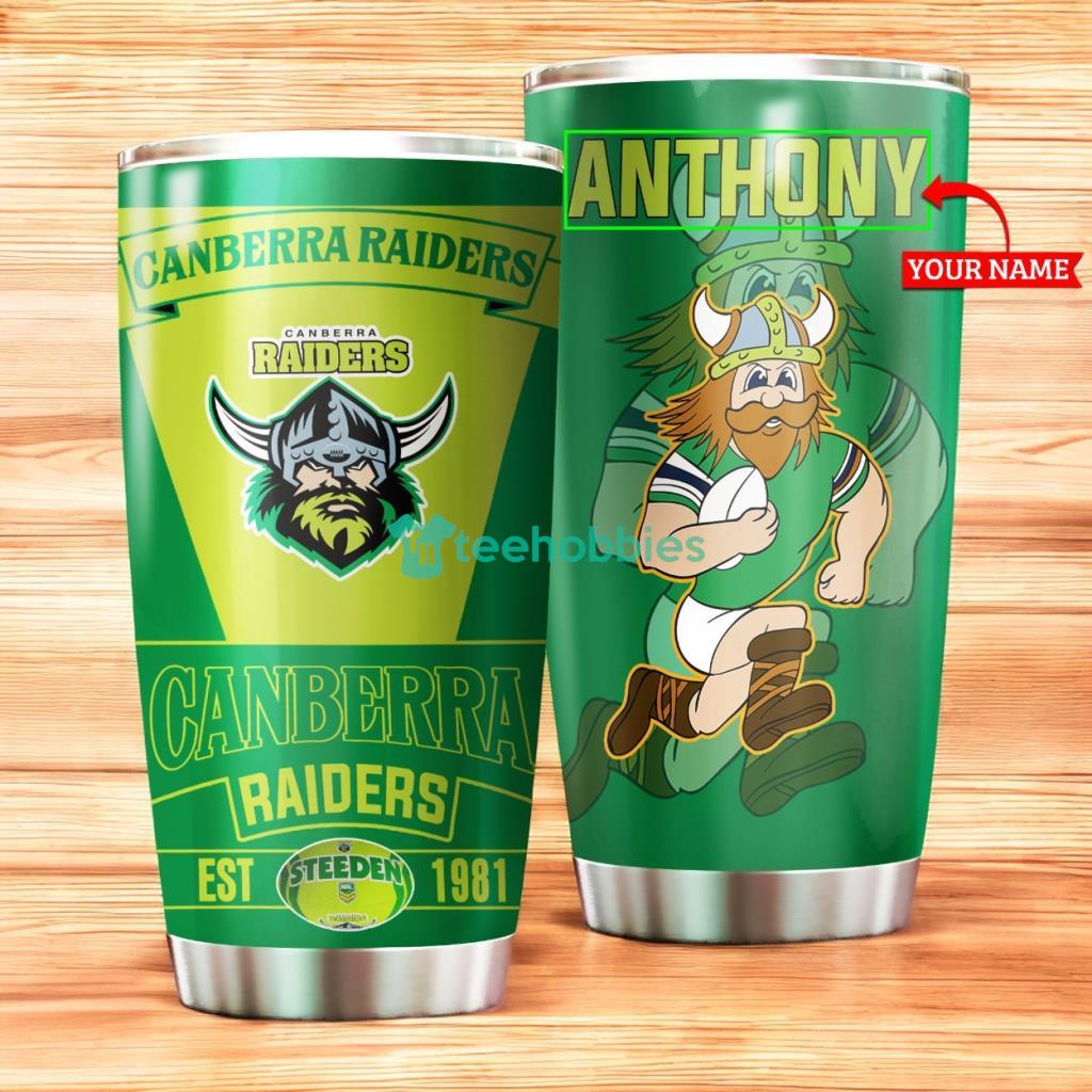 Personalized Canberra Raiders Stainless Steel Tumbler