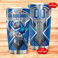 Personalized Canterbury Bankstown Bulldogs Tumbler Nrl Tumbler Stainless Steel Tumbler Mascot