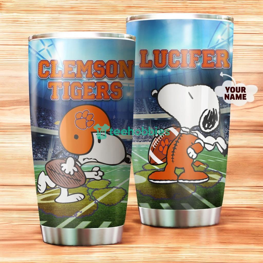 Personalized Clemson Tigers Yoda Stainless Steel Tumbler