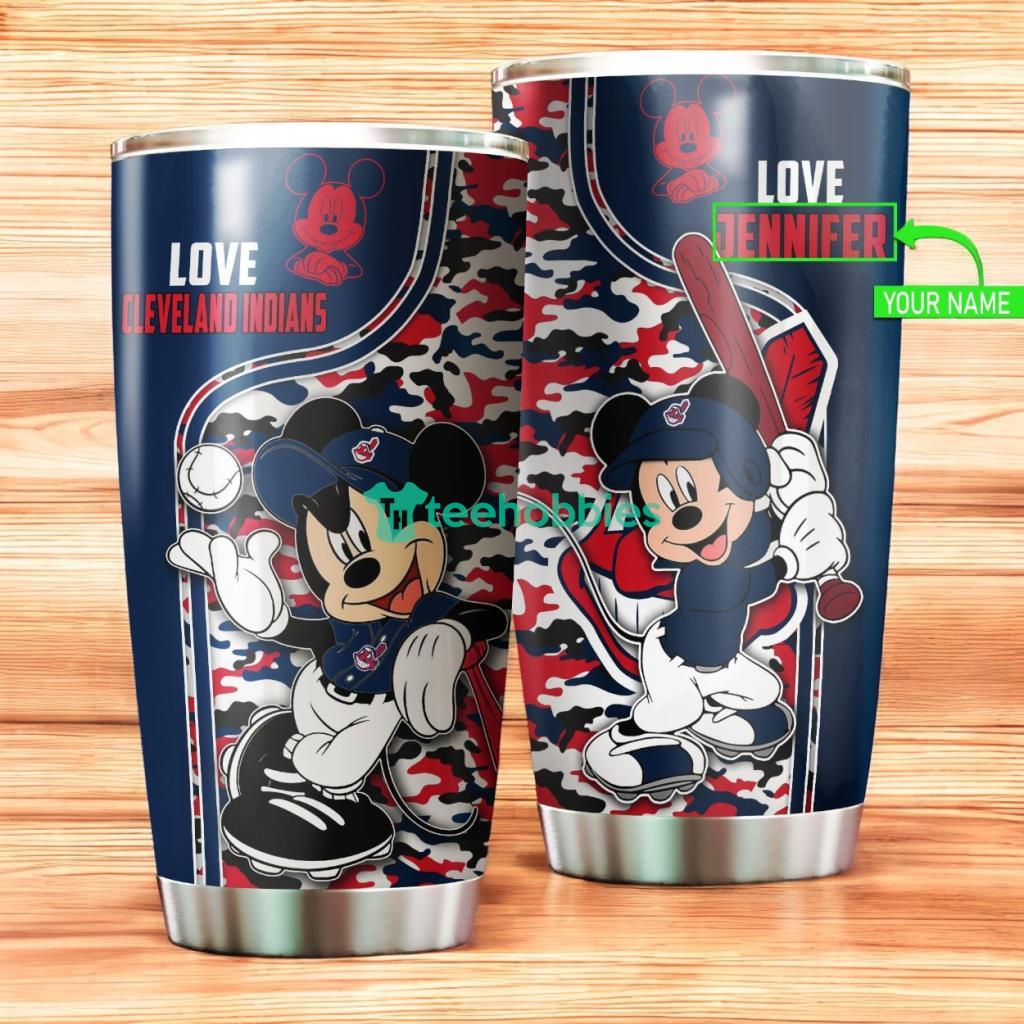 Personalized Cleveland Indians MLB Stainless Steel Tumbler