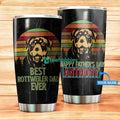 Personalized Dog Dad Rottweiler Stainless Steel Tumbler