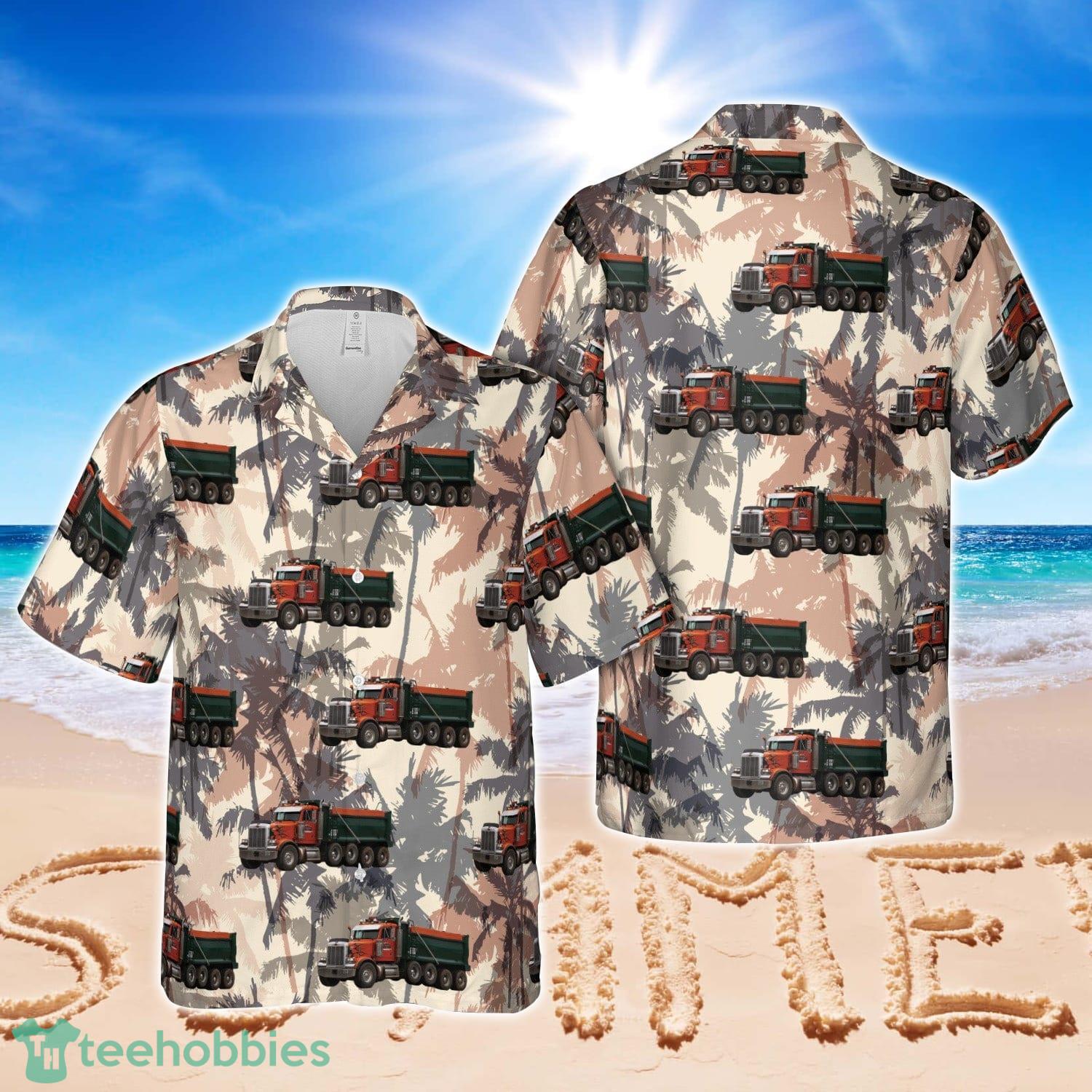 Peterbilt Dump Truck Hawaiian Shirt Aloha Beach Shirt