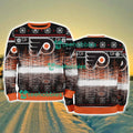 Philadelphia Flyers Logo Brand Pine Tree Christmas Pattern Christmas Ugly Sweater
