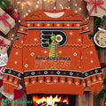 Philadelphia Flyers NHL Grinch Ugly Christmas Sweater Team Holiday Christmas Gift