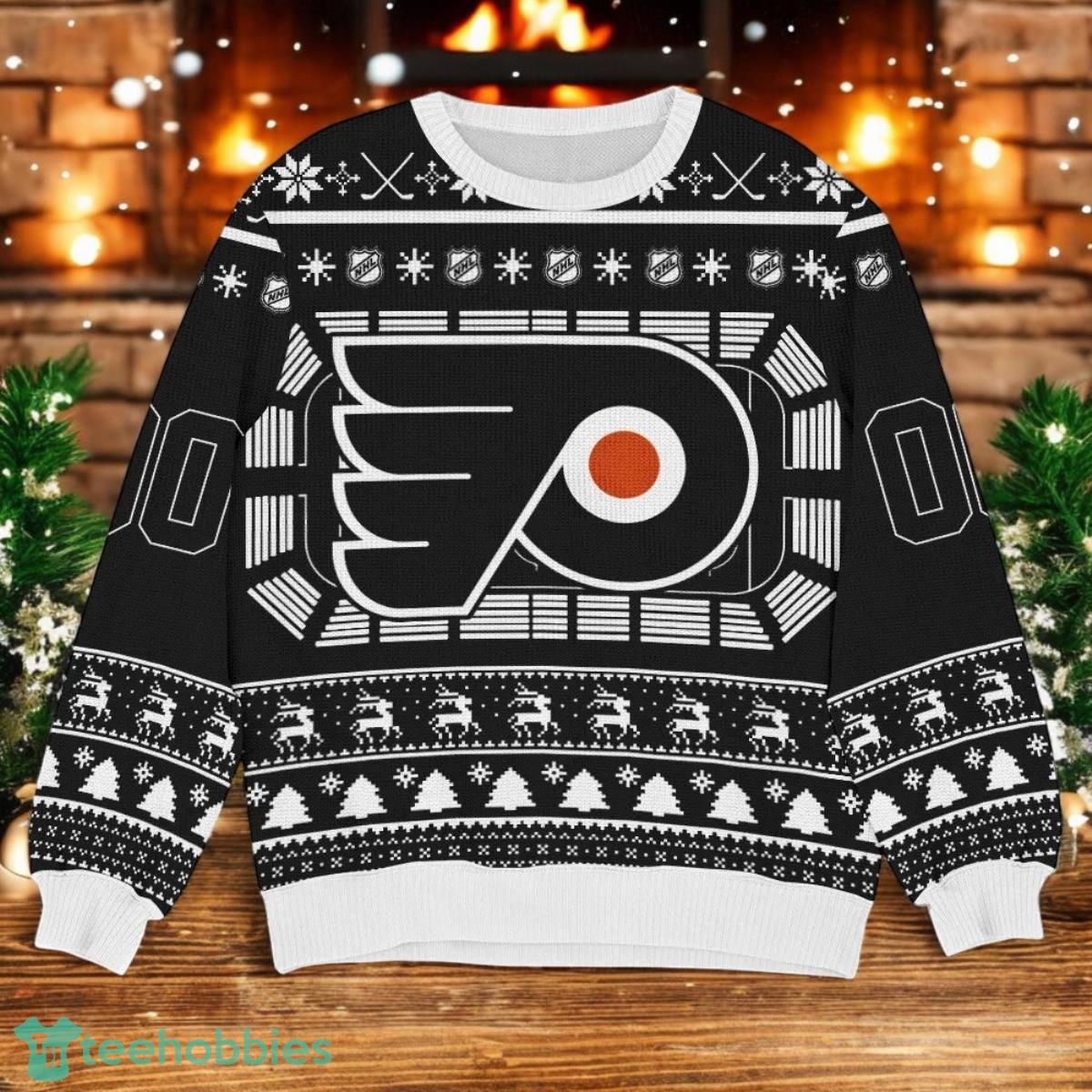 Philadelphia Flyers NHL Ugly Christmas Sweater Team Holiday Christmas Gift