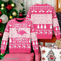 Pink Flamingo Christmas Ugly Sweater Xmas 3D Sweater Christmas Gift Idea