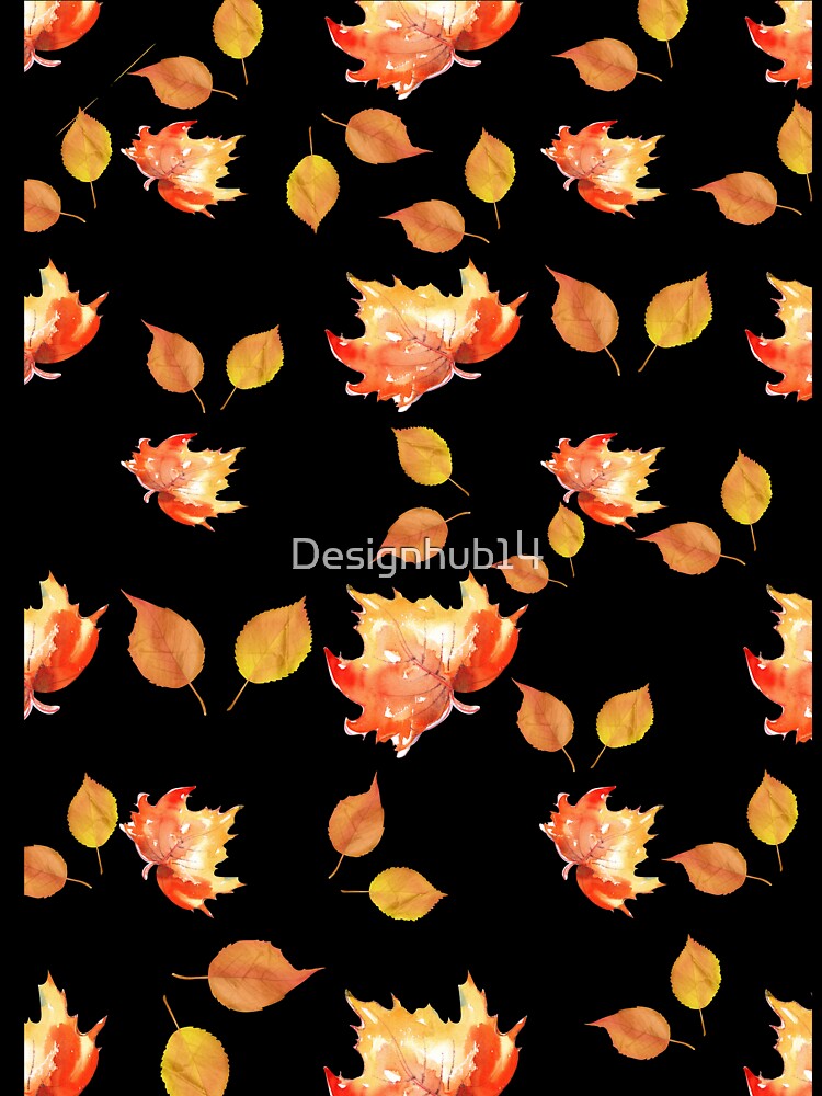 Fall leaves pattern by Designhub14