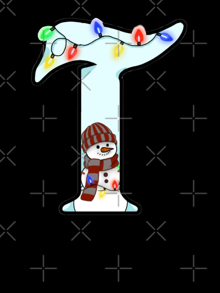 Holiday themed letter T by Artistkhg