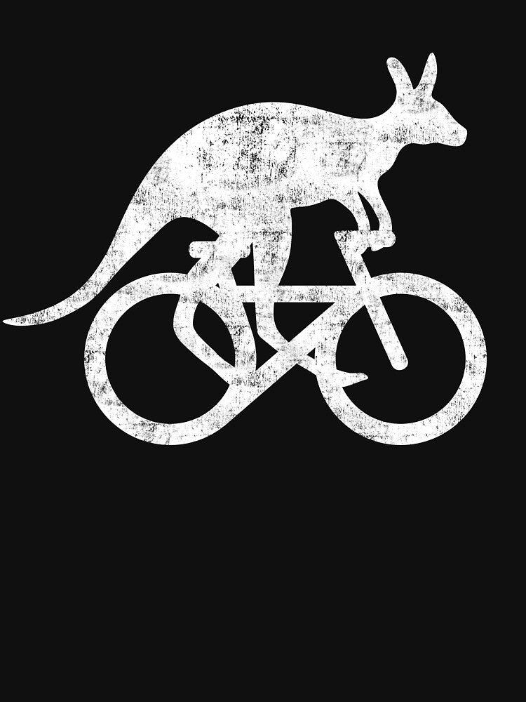 Kangaroo Riding Bicycle Funny Sport Motivation Training Gift by peter2art